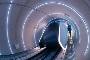 hyperloop test track passenger vehicle munich germany